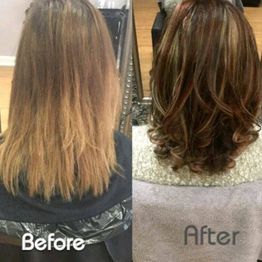 before after